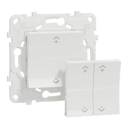 Wiser Unica - interrupteur centralisé sans fil 2 ou 4 BP - Blanc - NU557118W Schneider Electric