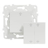 Wiser Unica - interrupteur centralisé sans fil 2 ou 4 BP - Blanc - NU557118W Schneider Electric