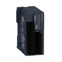 Modicon TM3, module mixte 16 entrées 24VCC/8 sorties relais 2A, à vis - TM3DM24R Schneider Electric