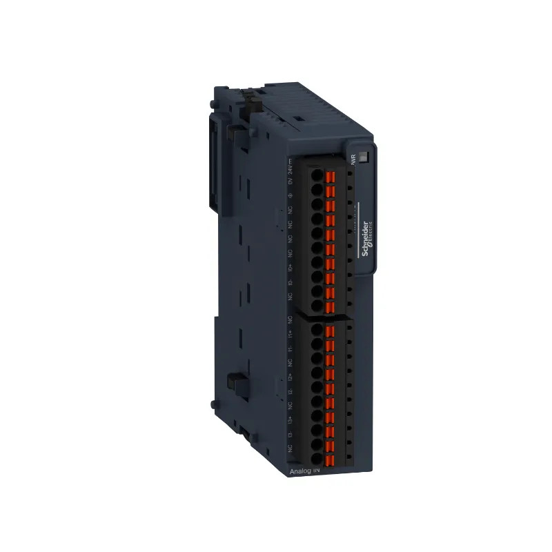 Modicon TM3, module 4 entrées analogiques, -10-0-10V, 0/4-20mA, ressort - TM3AI4G Schneider Electric