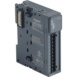 Modicon TM3, module 2 sorties analogiques, -10-0-10V, 0/4-20mA, à vis - TM3AQ2 Schneider Electric