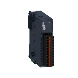 Modicon TM3, module 4 sorties analogiques, -10-0-10V, 0/4-20mA, ressort - TM3AQ4G Schneider Electric
