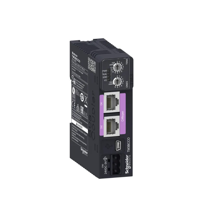 Module TM3 Bus Coupleur CANopen Module IP20 E/S Distribuées Opti - TM3BCCO Schneider Electric