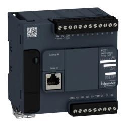 Modicon M221, contrôleur 16E/S relais, port série, 100/240VCA - TM221C16R Schneider Electric