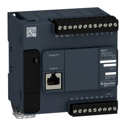 Modicon M221, contrôleur 16E/S PNP, port série, 24VCC - TM221C16T Schneider Electric