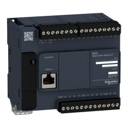 Modicon M221, contrôleur 24E/S relais, port série, 100/240VCA - TM221C24R Schneider Electric