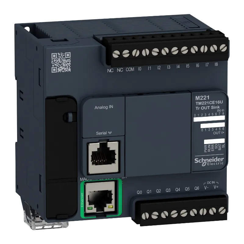 Modicon TM - Controleur m221-16es tr.n pn ethernet - TM221CE16U Schneider Electric