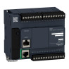 Modicon M221, contrôleur 24E/S PNP, port Ethernet+série, 24VCC - TM221CE24T Schneider Electric