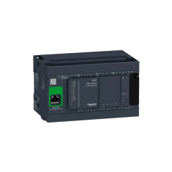 Modicon M241, contrôleur 24E/S PNP, ports Ethernet+2 série, 24VCC - TM241CE24T Schneider Electric