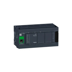 Modicon M241, contrôleur 40E/S NPN, ports Ethernet+2 série, 24VCC - TM241CE40U Schneider Electric