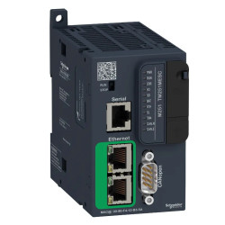 Modicon M251, contrôleur, ports Ethernet+CANopen maître+série, 24VCC - TM251MESC Schneider Electric