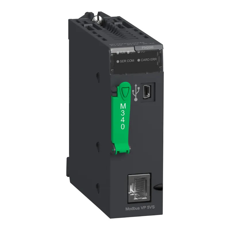 Modicon M340 - processeur - 1024 E/S TOR 256 E/S ANA - 1Modbus - BMXP342000 Schneider Electric