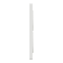 Odace Touch -  plaque 2 postes verticaux entraxe 57mm blanc - S520814 Schneider Electric
