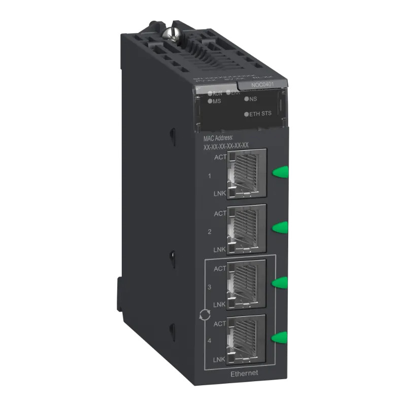 Coupleur Ethernet/IP et Modbus/TCP pour M340 - BMXNOC0401 Schneider Electric