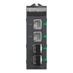 X80 CONVERT FIBRE SM RJ45 - BMXNRP0201 Schneider Electric