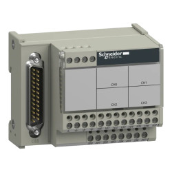 Modicon X80 - embase de raccordement TELEFAST - 4 voies thermocouple - ABE7CPA412 Schneider Electric
