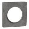 Odace Touch - plaque 1 poste ardoise avec liseré aluminium - S530802V Schneider Electric