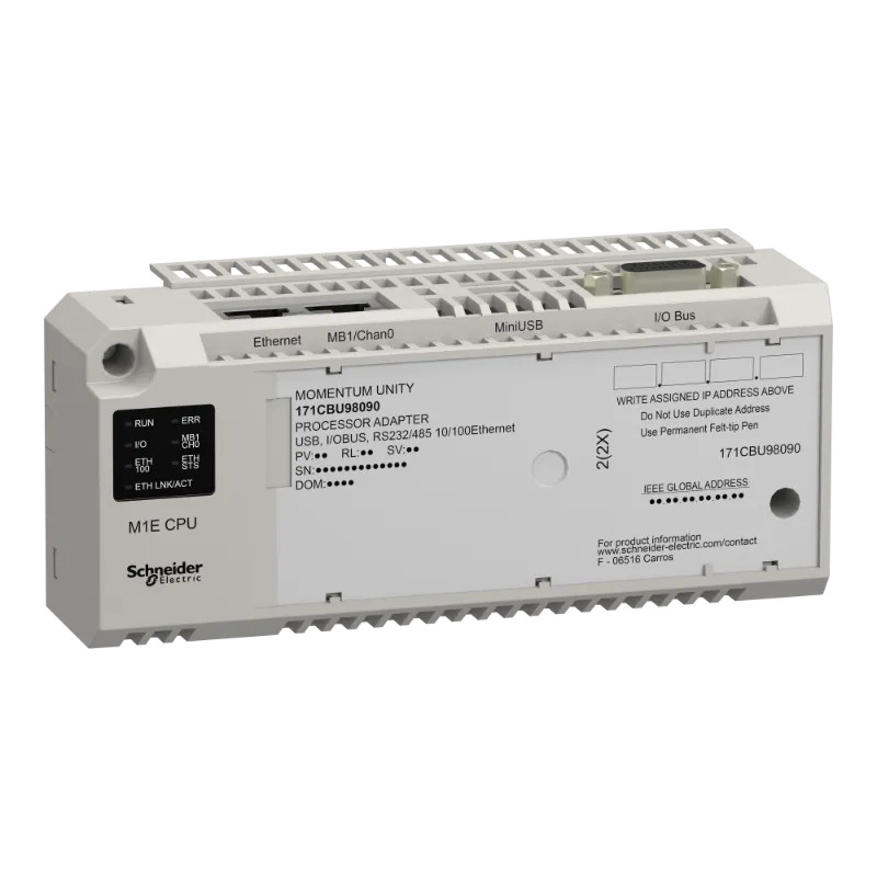 Momentum - Unity m1e cpu rs232/485 e net usb iobus - 171CBU98090 Schneider Electric