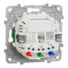 Wiser Unica - Prise 2P+T connectée - 16A  - zigbee - Blanc - NU555918 Schneider Electric
