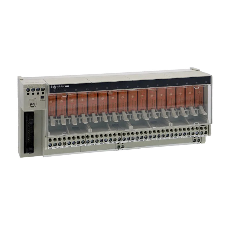 Telfast ABE7 - embase - relais embrochable - 16 voies - relais 10mm - ABE7R16T212 Schneider Electric