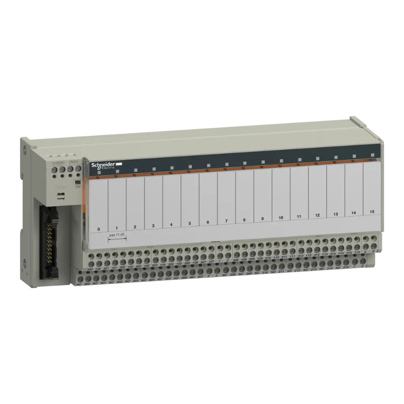 Telfast ABE7 - embase - relais embrochable - 16 voies - relais 10mm - ABE7R16T230 Schneider Electric