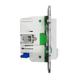 Wiser Unica - Prise 2P+T connectée - 16A  - zigbee - Blanc - NU555918 Schneider Electric