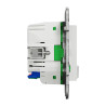 Wiser Unica - Prise 2P+T connectée - 16A  - zigbee - Blanc - NU555918 Schneider Electric