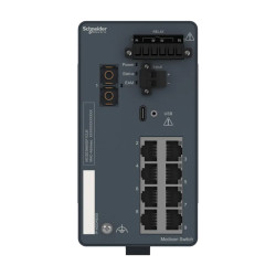 Modicon Switch ESM 8TX/1FX-MM - MCSESM093F1CU0 Schneider Electric