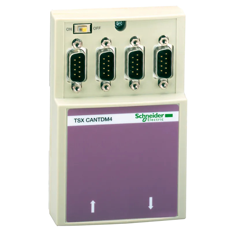 Modicon - boîtier de dérivation CANopen - 1 bornier à viset 4 SUB-D9 - TSXCANTDM4 Schneider Electric