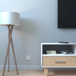 Wiser Unica - Prise 2P+T connectée - 16A  - zigbee - Blanc - NU555918 Schneider Electric