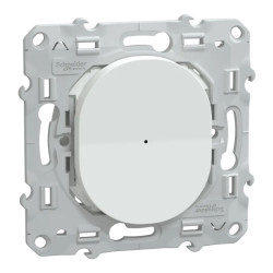 Wiser Ovalis - bouton poussoir - 10A - zigbee - Blanc - S320530W Schneider Electric