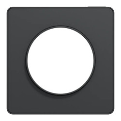 Odace Touch - plaque 1 poste anthracite - S540802 Schneider Electric