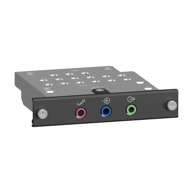 Harmony P6 - Interface option Audio avec Mic IN, Line IN et Line OUT - HMIYP6MPAU Schneider Electric