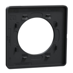 Odace Touch - plaque 1 poste anthracite - S540802 Schneider Electric