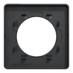Odace Touch - plaque 1 poste anthracite - S540802 Schneider Electric