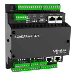 SCADAPack 474 - 20 Di + 12 DO + 12AI + 12Count+ 2 AO - TBUP474-UA50-BB00S Schneider Electric