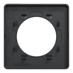 Odace Touch - plaque 1 poste bronze brossé avec liseré anthracite - S540802L Schneider Electric