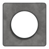 Odace Touch - plaque 1 poste ardoise avec liseré anthracite - S540802V Schneider Electric
