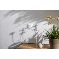 Wiser Ovalis - bouton poussoir - 10A - zigbee - Blanc - S320530W Schneider Electric