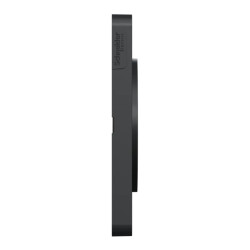 Odace Touch -  plaque 2 postes horizontaux ou verticaux 71mm anthracite - S540804 Schneider Electric