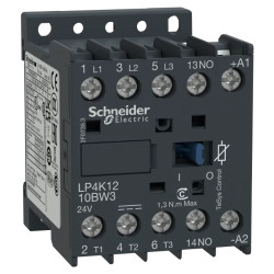TeSys LP4K - contacteur - 3P - AC-3 440V - 12A - bobine 24Vcc - LP4K1210BW3 Schneider Electric