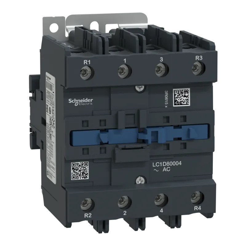 TeSys LC1D - contacteur - 4P - AC-1 440V - 125A - bobine 48Vca - LC1D80004E7 Schneider Electric