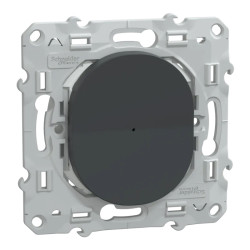 Wiser Ovalis - bouton poussoir - 10A - zigbee - Anthracite - S340530W Schneider Electric