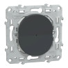 Wiser Ovalis - bouton poussoir - 10A - zigbee - Anthracite - S340530W Schneider Electric