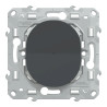 Wiser Ovalis - bouton poussoir - 10A - zigbee - Anthracite - S340530W Schneider Electric