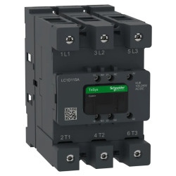 TeSys Deca Advanced - CTR Deca 115A 3P 100-250V ACDC EvLk - LC1D115AKUE Schneider Electric