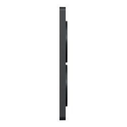 Odace Touch -  plaque 2 postes verticaux entraxe 57mm anthracite - S540814 Schneider Electric