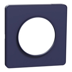 Odace Touch - plaque 1 poste bleu cobalt - S550802 Schneider Electric