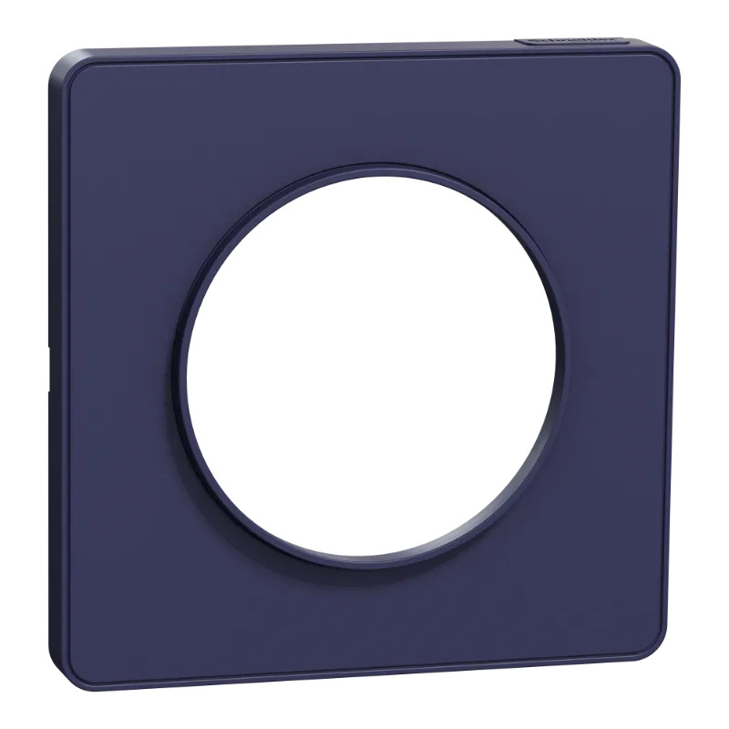 Odace Touch - plaque 1 poste bleu cobalt - S550802 Schneider Electric