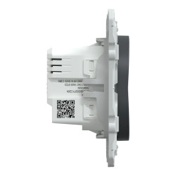 Wiser Ovalis - bouton poussoir - 10A - zigbee - Anthracite - S340530W Schneider Electric